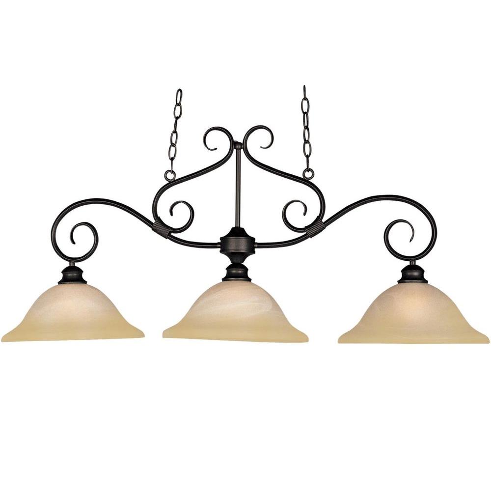 Maxim Lighting Pacific 3 Light Kentucky Bronze Pendant Maxim Lighting Pacific 3 Light Kentucky Bronze Pendant