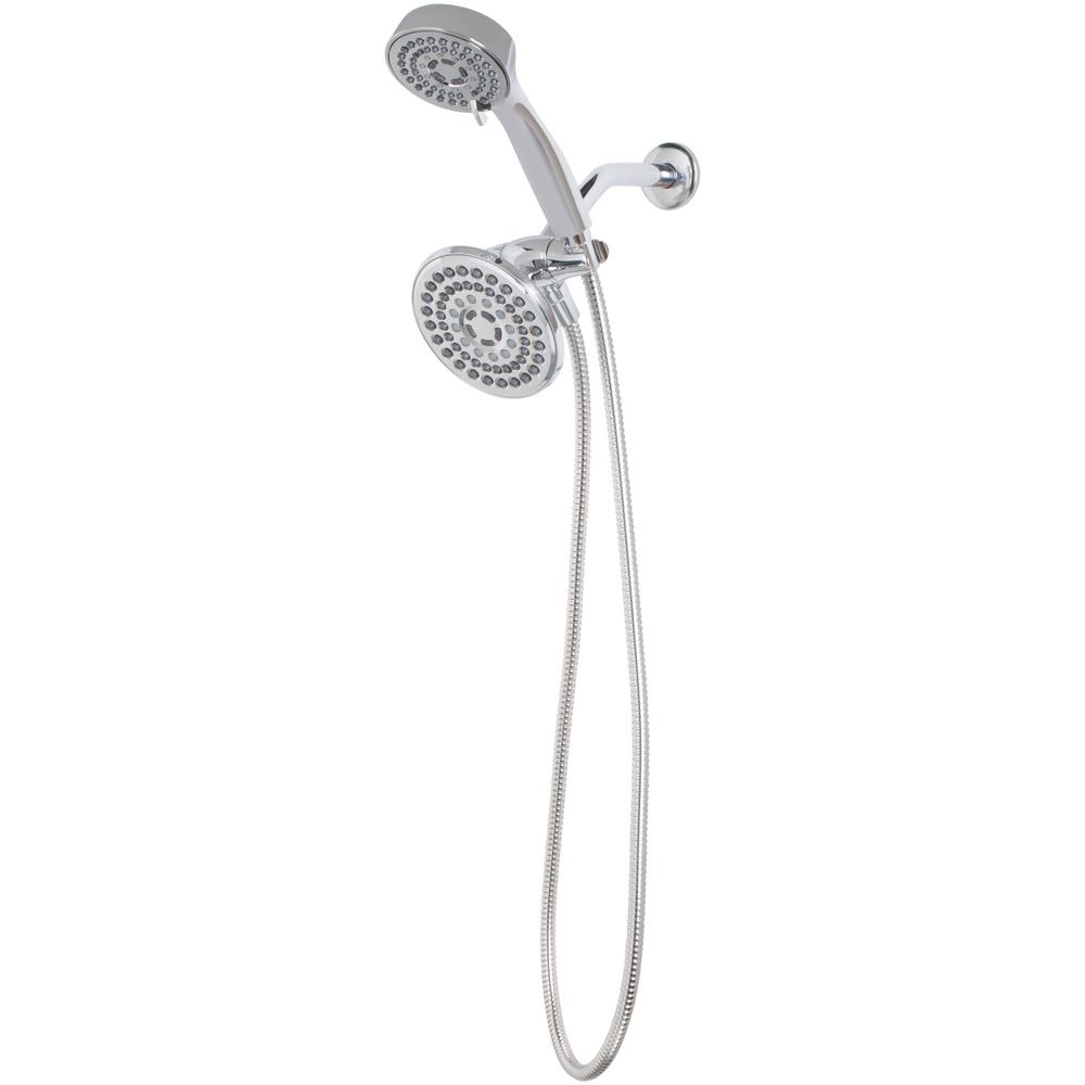 Glacier Bay 6-Spray Hand Shower and 1-Spray Raincan Shower Head Combo Kit in... by Glacier Bay
