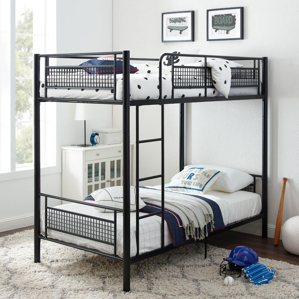 twin size metal bunk beds
