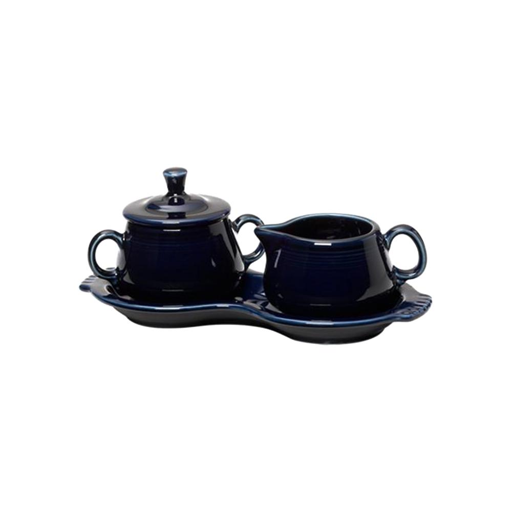 Fiesta 15 oz. 3-Piece Ivory Sugar Bowl and Creamer Tray ...