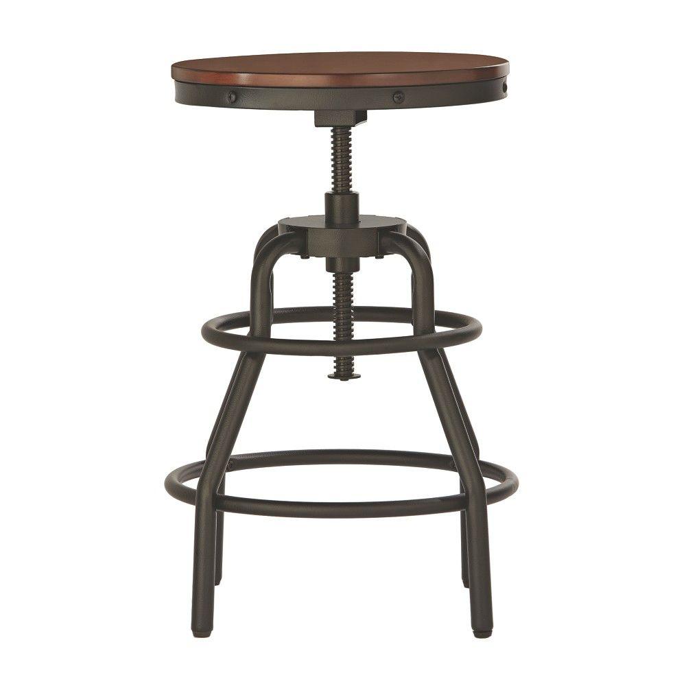 adjustable height bar stools with backs