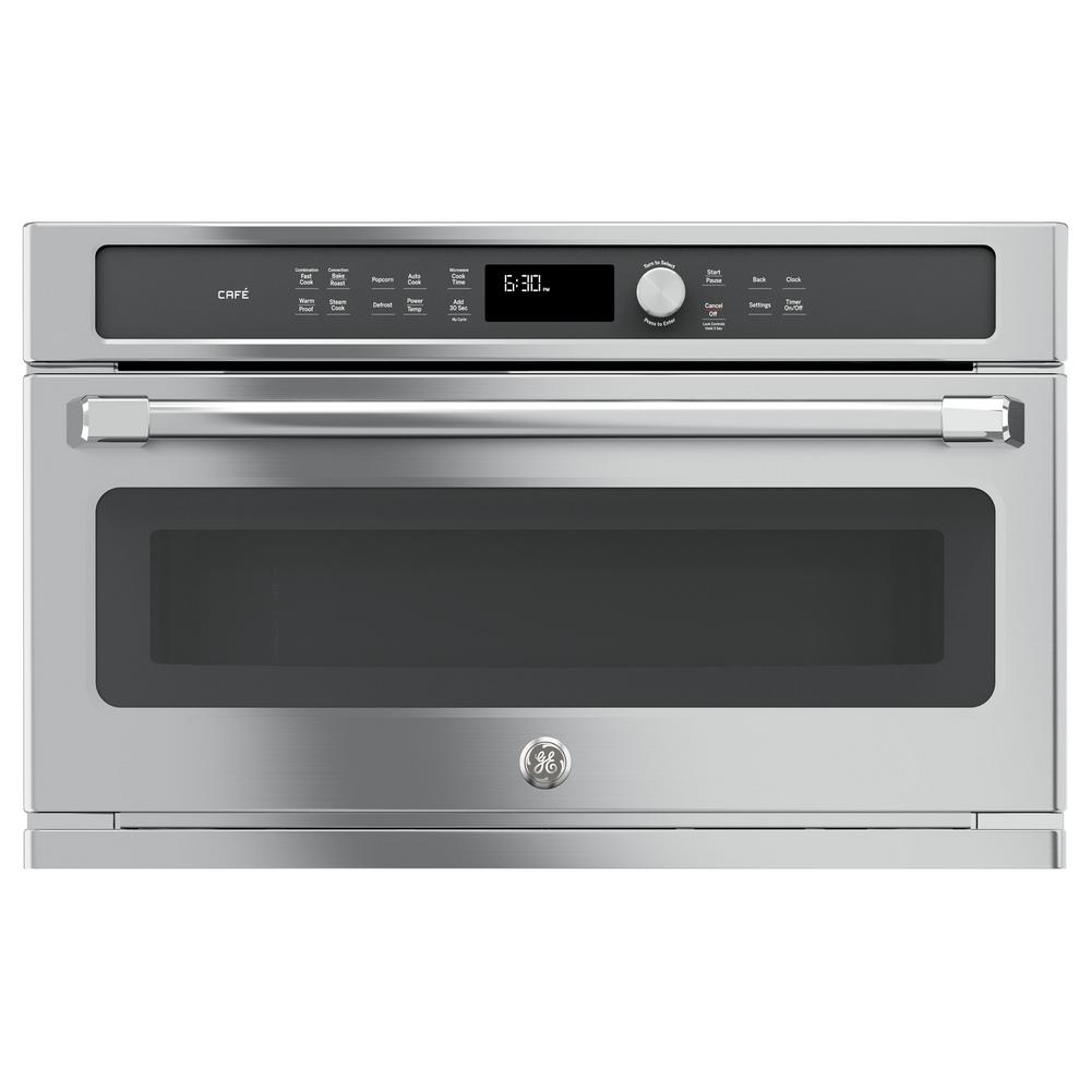 Cafe 30 In 1 7 Cu Ft Single Electric Convection Wall Oven With Single Electric Convection Wall Oven With Built
