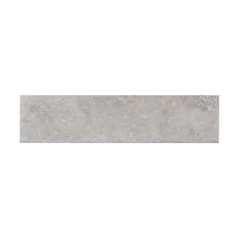 Msi Napa Gray Bullnose 3 In X 13 Glazed Ceramic Wall Tile Napa Gray Bullnose 3 In X 13 Glazed Ceramic Wall Tile 10 83 Lin Ft Case