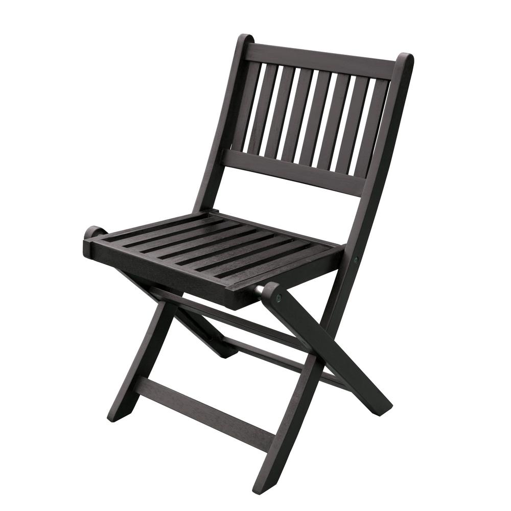 Folding Wood Outdoor Dining Chairs Patio Chairs The Home Depot