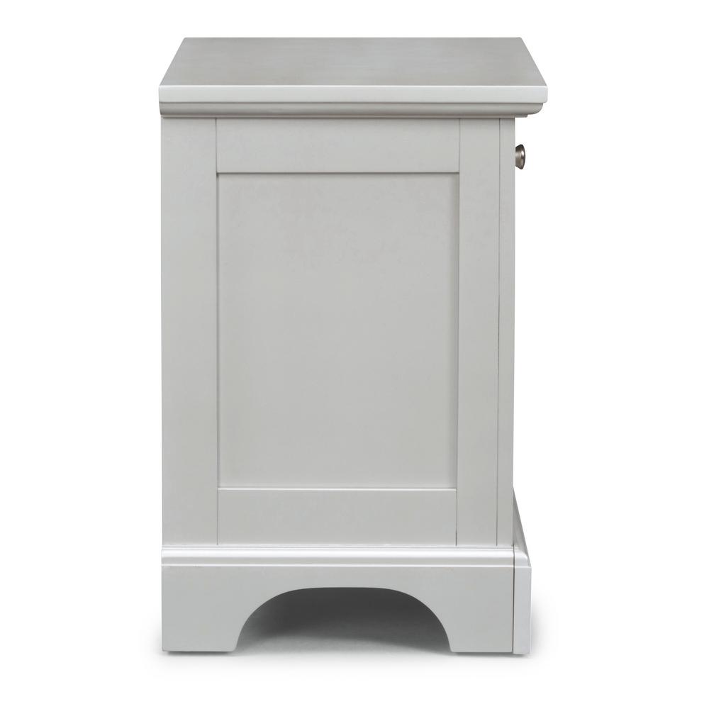 Homestyles Venice Gray Night Stand 5533 42 The Home Depot