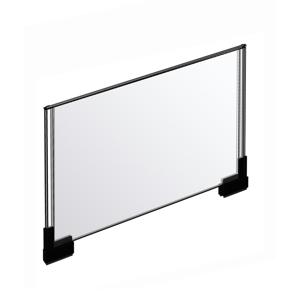 Azar Displays 17 In W X 11 H 2 Sided Acrylic Sign Holder With H 2 Sided Acrylic Sign Holder With Magnetic Boots Pack Of
