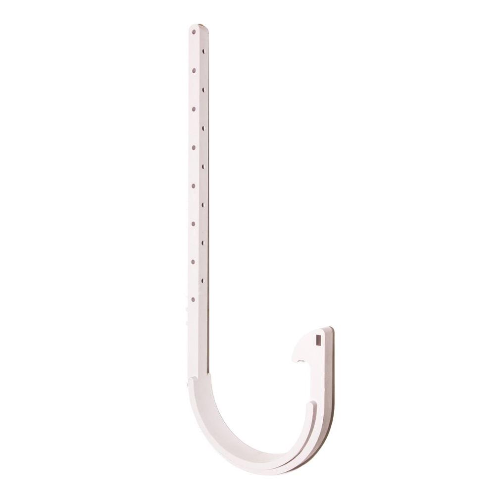 Basset Products 2 in. Rigid Plastic Hanger (25Piece)BRH2 The Home