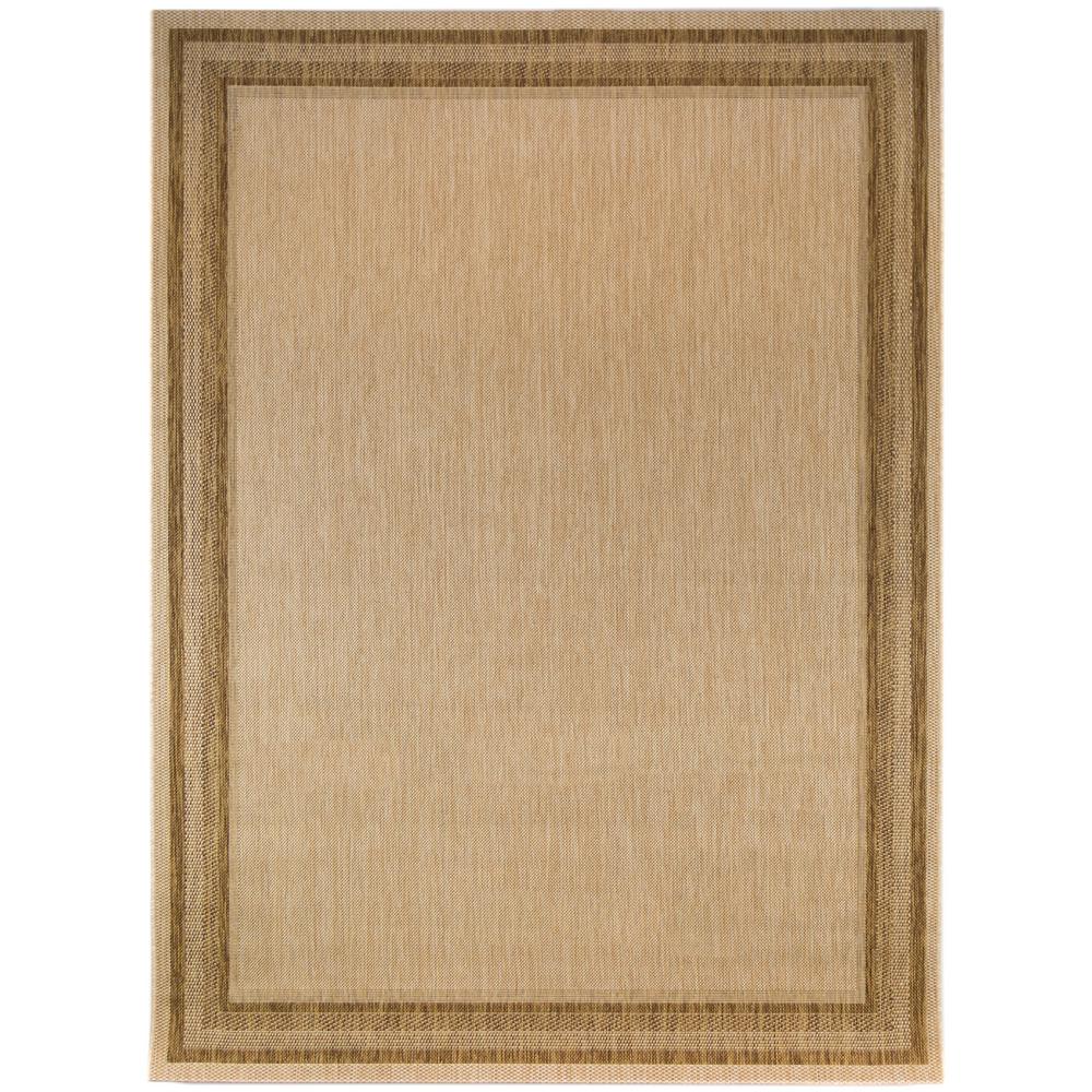 Hampton Bay Border Chestnut Tan 9 Ft 2 In X 12 Ft Indoor