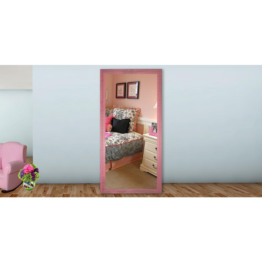 Pink Mirrors Home Decor The Depot Vintage Pink Framed Tall Mirror
