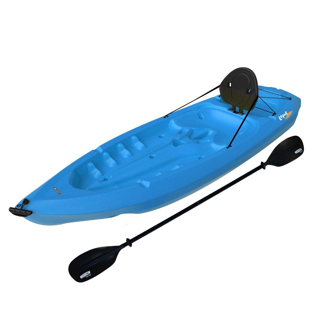 Lifetime Lotus Blue Kayak with Paddles and Backrest90112 The Home Depot