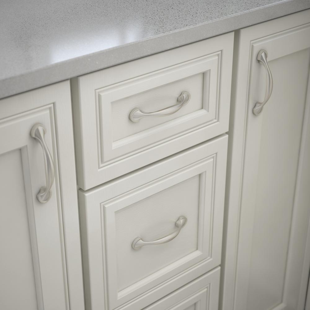 Liberty 3 In 76 Mm Center To Satin Nickel Half Round Foot Drawer Pull 10 Pack P39955l Sn U1 The Home Depot Liberty 3 In 76 Mm Center To, Home Depot Hardware For Cabinets And Drawers