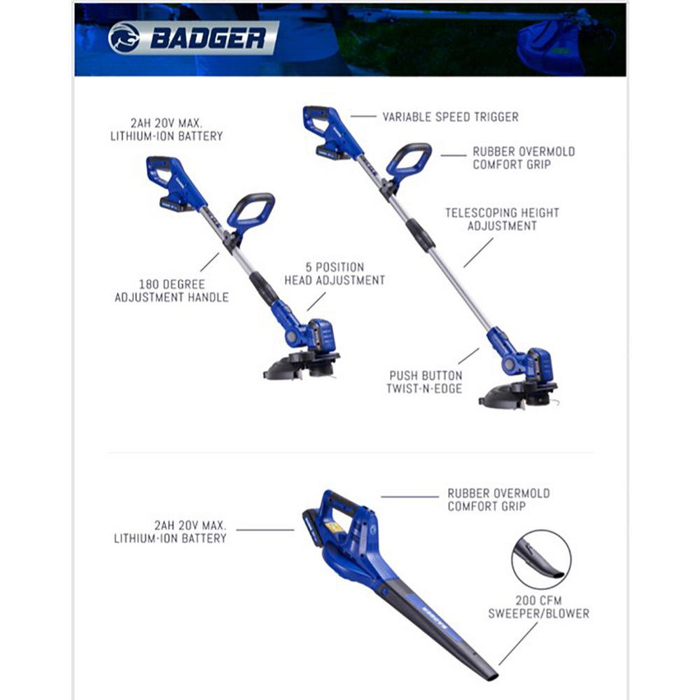 badger weed trimmer