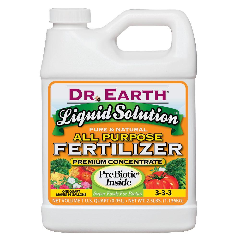 UPC 749688003063 product image for DR. EARTH 32 oz. Organic Liquid Solution 3-3-3 All Purpose Fertilizer | upcitemdb.com