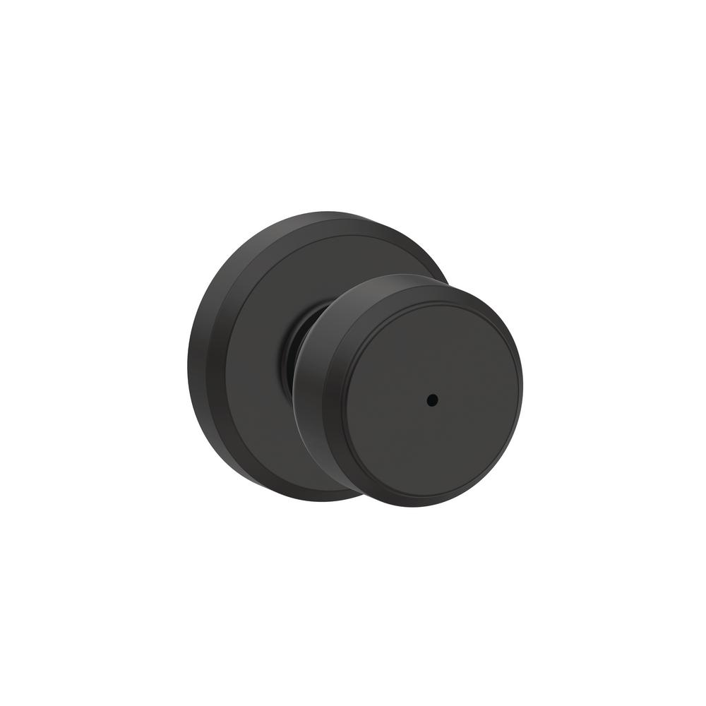 Unkeyed Black Door Knobs Door Hardware The Home Depot