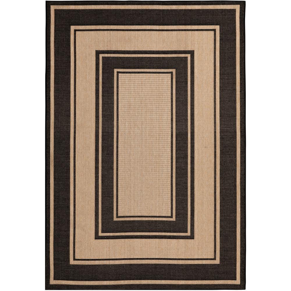 Border 5 X 7 Hampton Bay Outdoor Rugs The Home Depot - Black And Brown Outdoor Rugs Border 5 X 7 Hampton Bay Outdoor Rugs The Home Depot - Black And Brown Outdoor Rugs