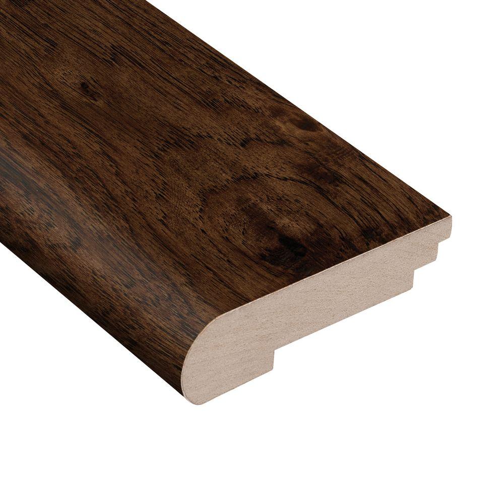 Hickory Stair Nose Wood Floor Trim Hardwood Flooring The Home Depot