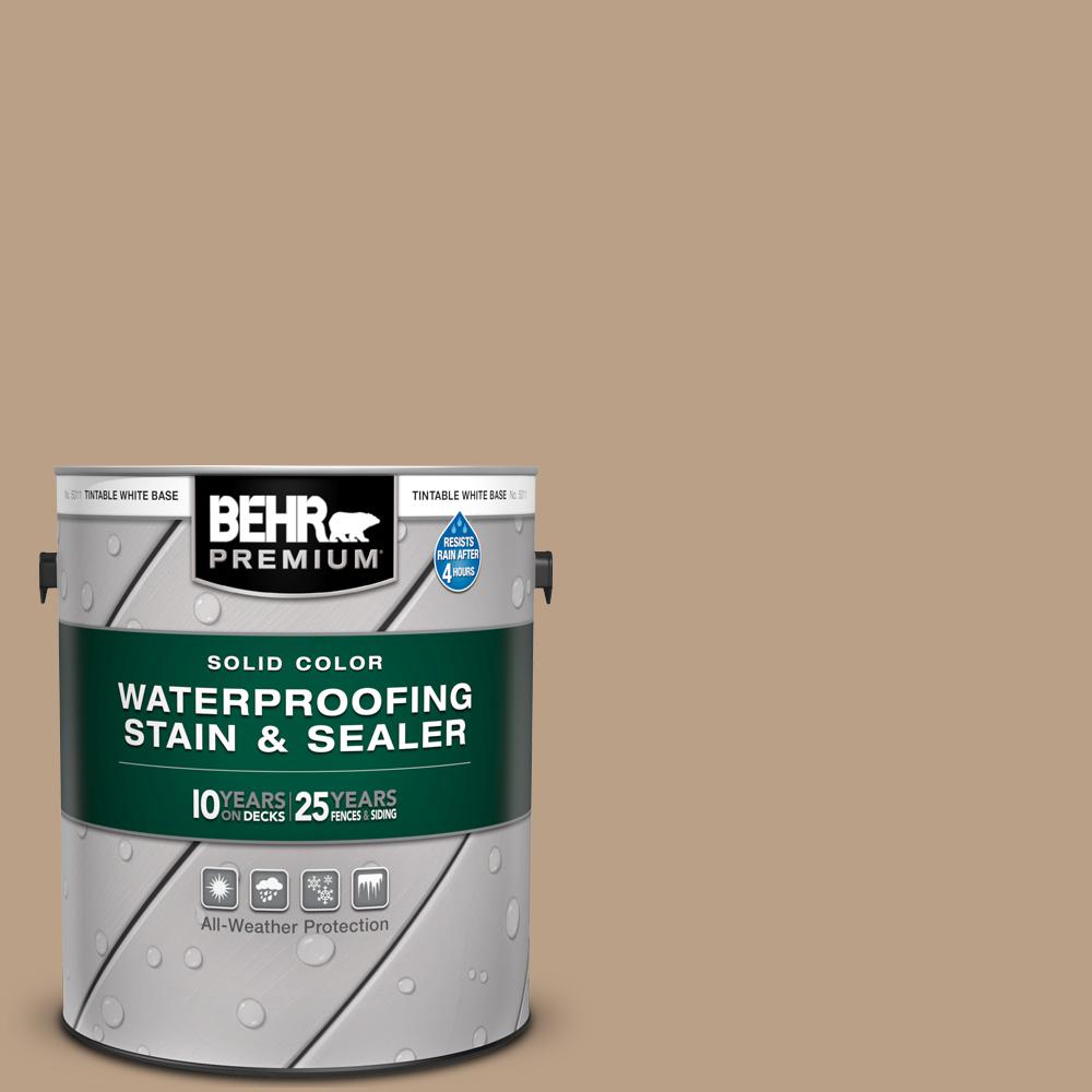 BEHR Premium 1 Gal N240 4 Sierra Solid Color Waterproofing Exterior   Sierra Behr Premium Wood Sealers 501101 64 1000 