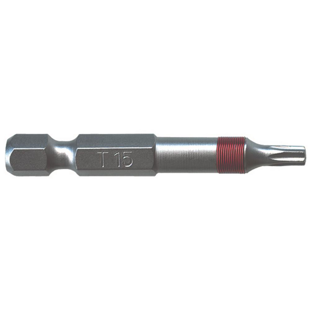 T15 x 6 in. Torx Steel Power Screwdriver Bit (20-Pack)-T15X6J - The