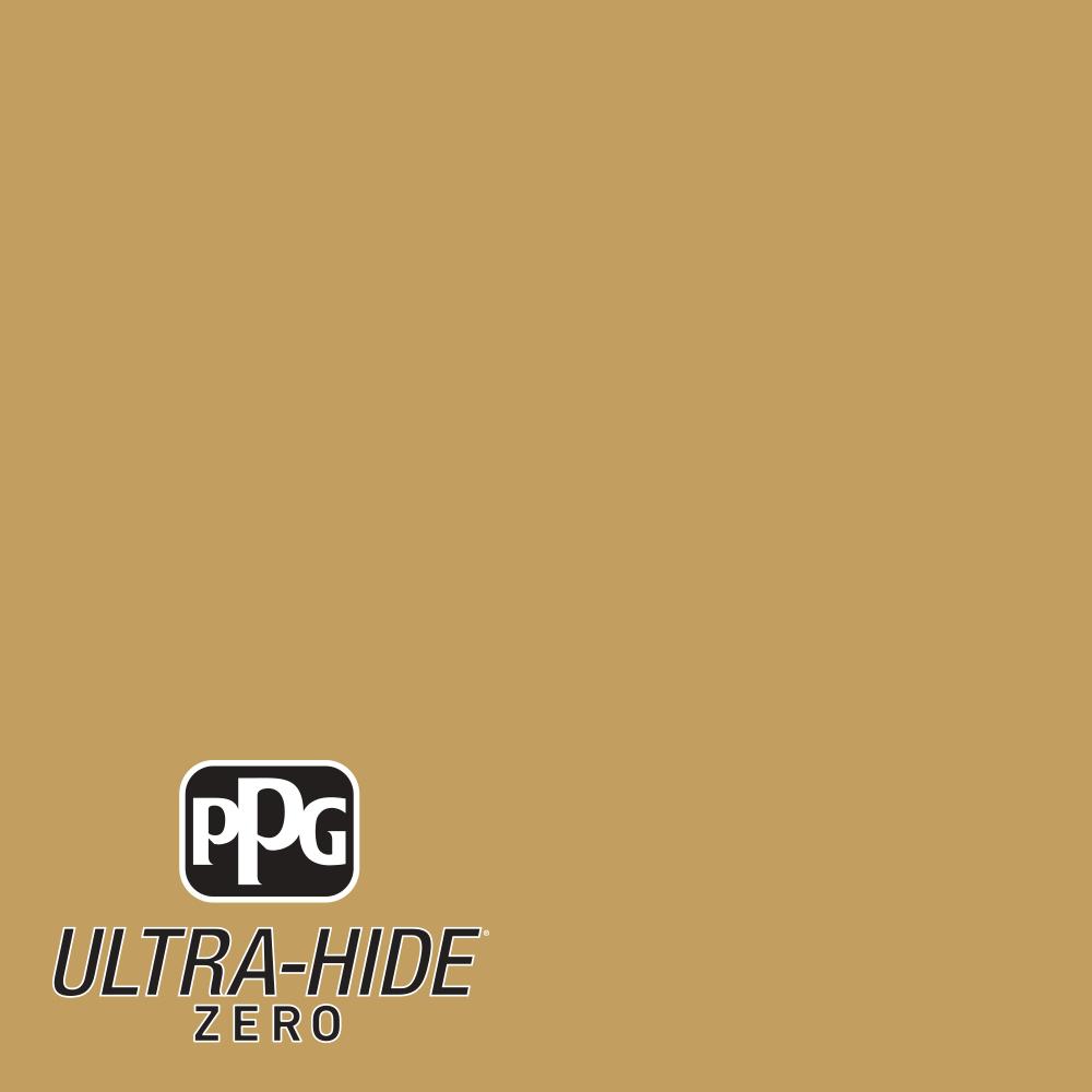 Ppg 1 Gal Hdpy34 Ultra Hide Zero Monarch Gold Flat Interior Paint