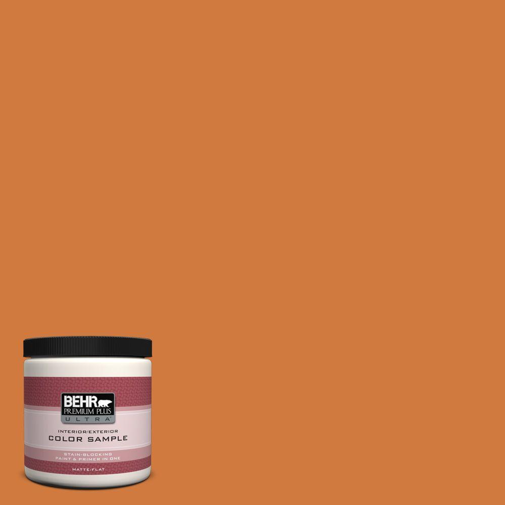 Behr Premium Plus Ultra 8 Oz 250d 6 Maple Leaf Matte Interior 250d 6 Maple Leaf Matte Interior Exterior Paint And Primer In One Sample
