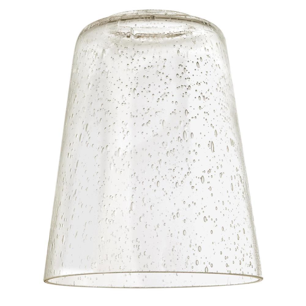 Light Covers Ceiling Fan Parts The Home Depot 5 3 4 In Clear Seeded Cone Shade With 2 1