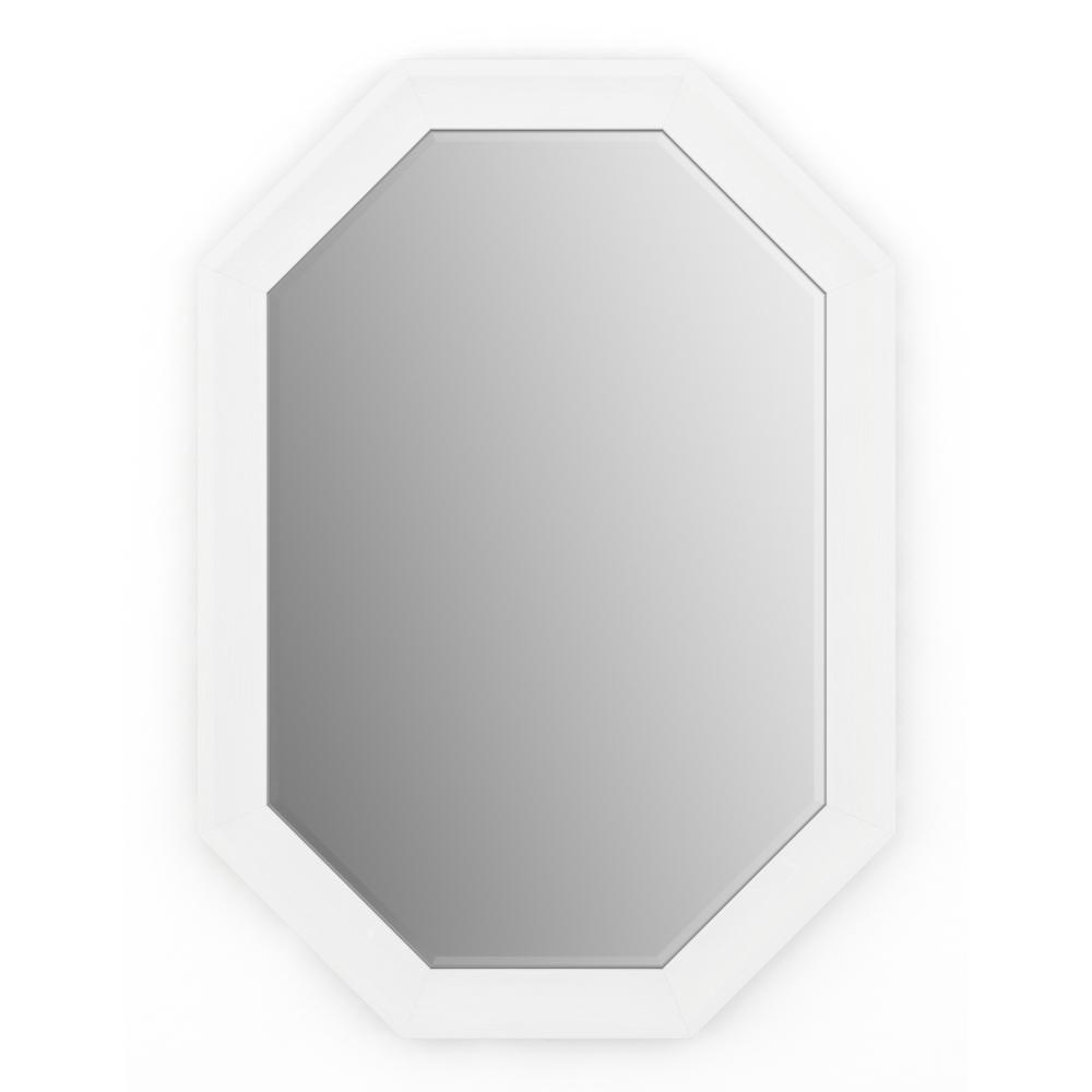 Delta 33 in. x 46 in. (L3) Octagonal Framed Mirror with Deluxe Glass ...