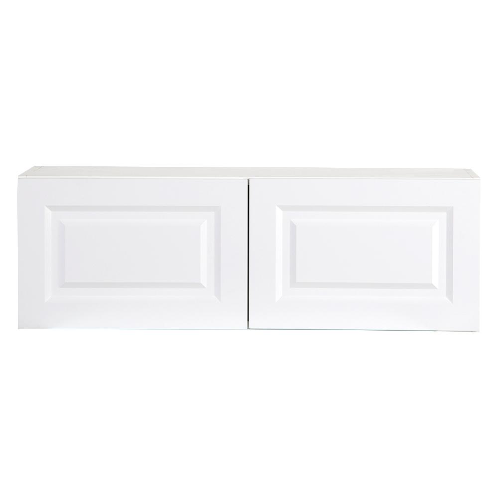 Hampton Bay Benton Assembled 36x12x12.5 in. Wall Cabinet in White