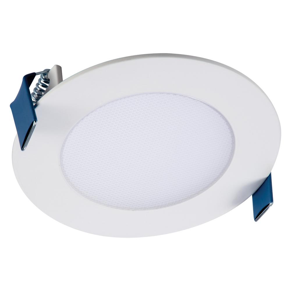 HALO HOME HLB4 Series 4 in. 2700K-5000K Tunable CCT Smart Integrated LED White Recessed Light, Round Trim by (1-Qty)