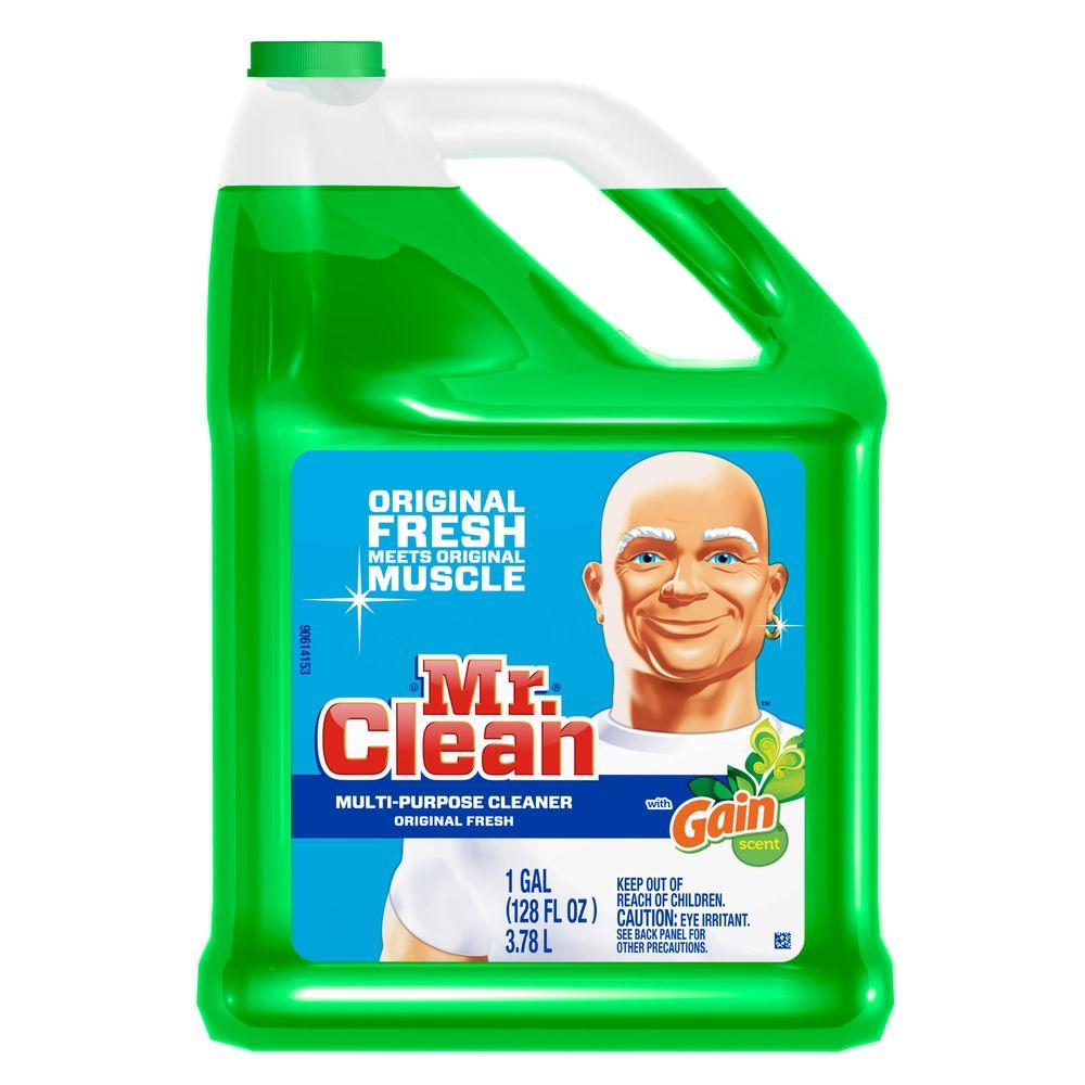 Mr. Clean Multi-Surface Cleaner with Gain Original Scent, 128 Fl Oz