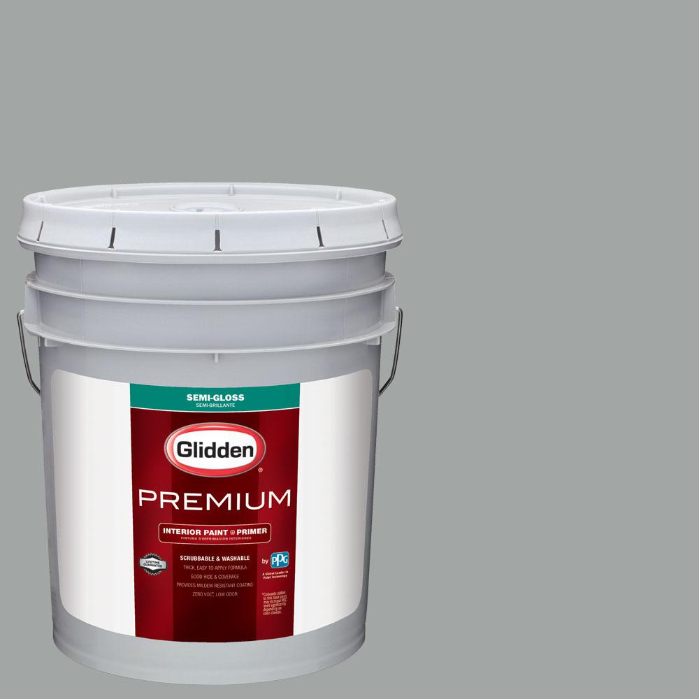 Glidden Premium 5 Gal Nfl 025c Dallas Cowboys Silver Semi Gloss Nfl 025c Dallas Cowboys Silver Semi Gloss Interior