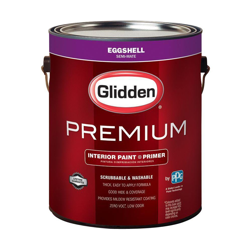 Glidden Premium 1 Gal Base Eggs Interior Paint