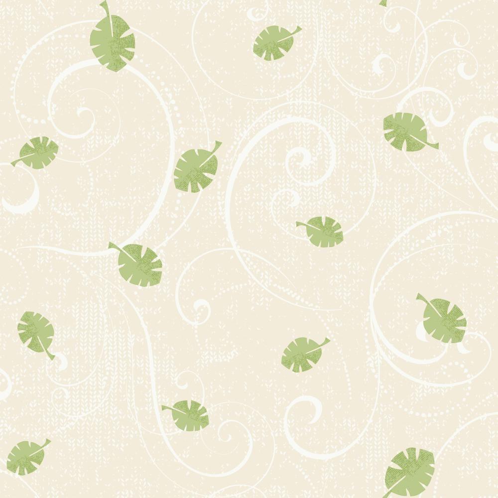 York Wallcoverings Leaf Scroll Wallpaper-YS9182 - The Home Depot