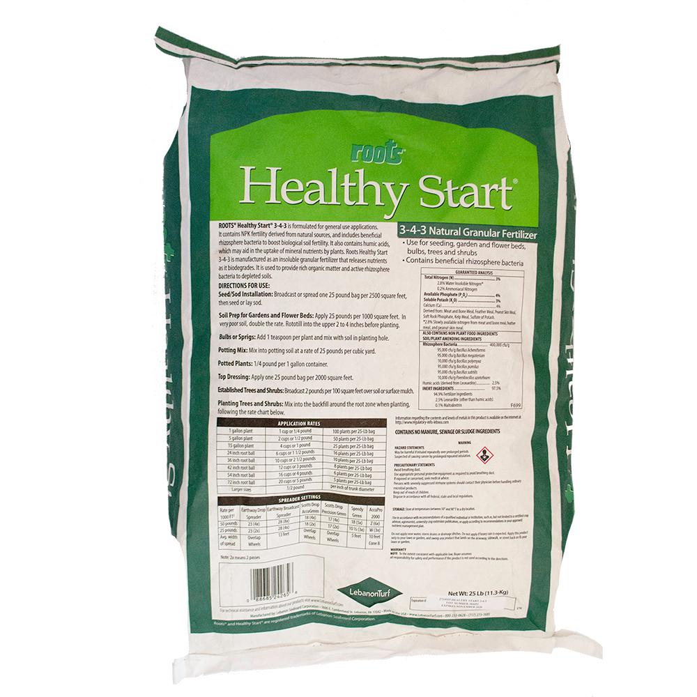 Roots 25 lbs. Healthy Start Natural Granular Fertilizer