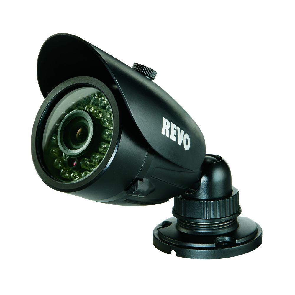 Revo Wired 700 TVL Indoor/Outdoor Bullet Surveillance Camera with 100