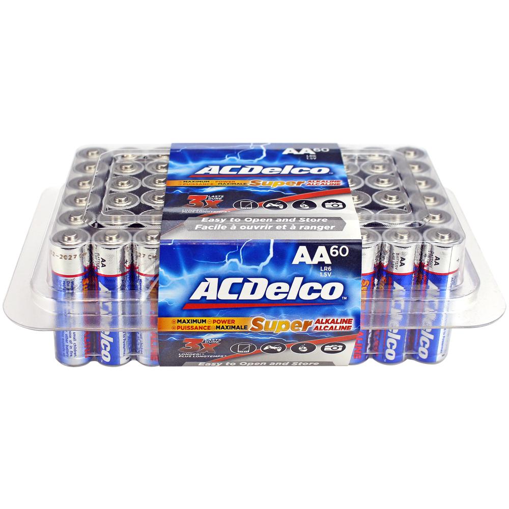 ACDelco 60 of AA Acdelco Alkaline Batteries With Recloseble Box by ACDelco