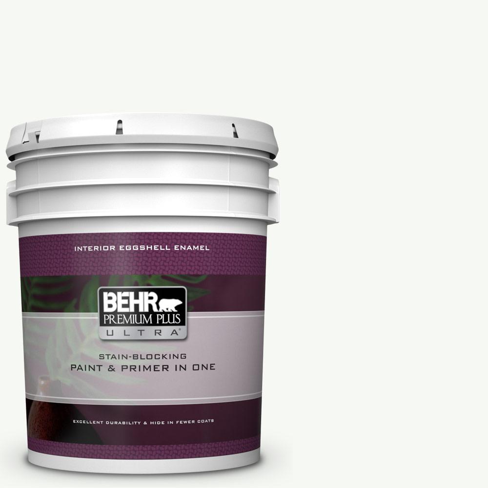 Behr Premium Plus Ultra 5 Gal Ppu18 06 Pure White Eggshell Behr Premium Plus Ultra 5 Gal Ppu18 06 Pure White Eggshell Enamel