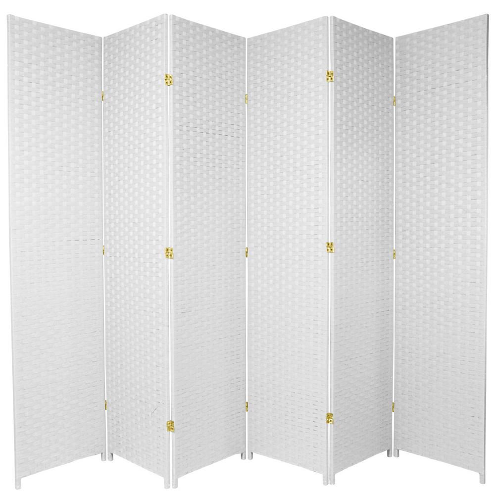 7 ft. White 6Panel Room DividerSS7FIBERWHT6P The Home Depot