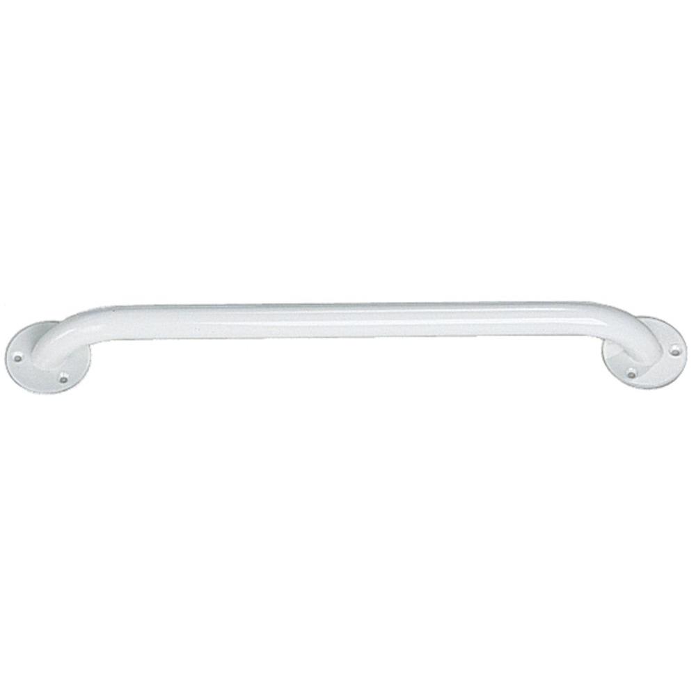 Medline 18 in. x 11/4 in. Bath Safety Grab Bar in WhiteMDS86018H