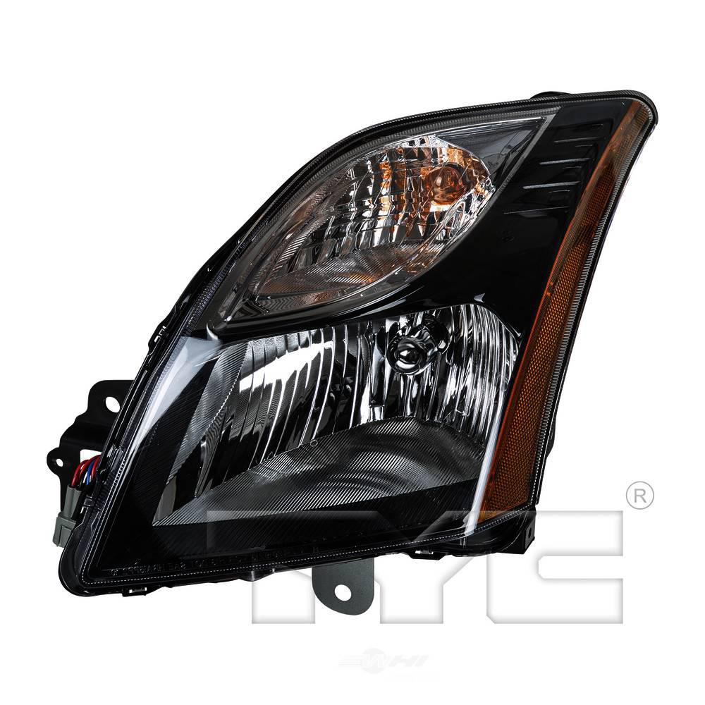 TYC Headlight Assembly 20102012 Nissan Sentra 2.0L 2.5L209214901