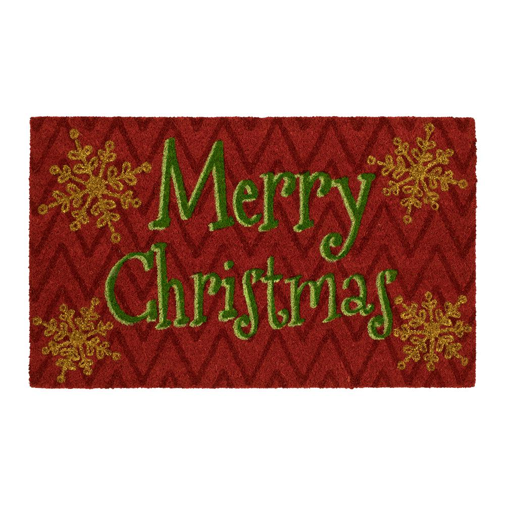 Christmas Rugs Doormats Decorations The Home Depot Merry