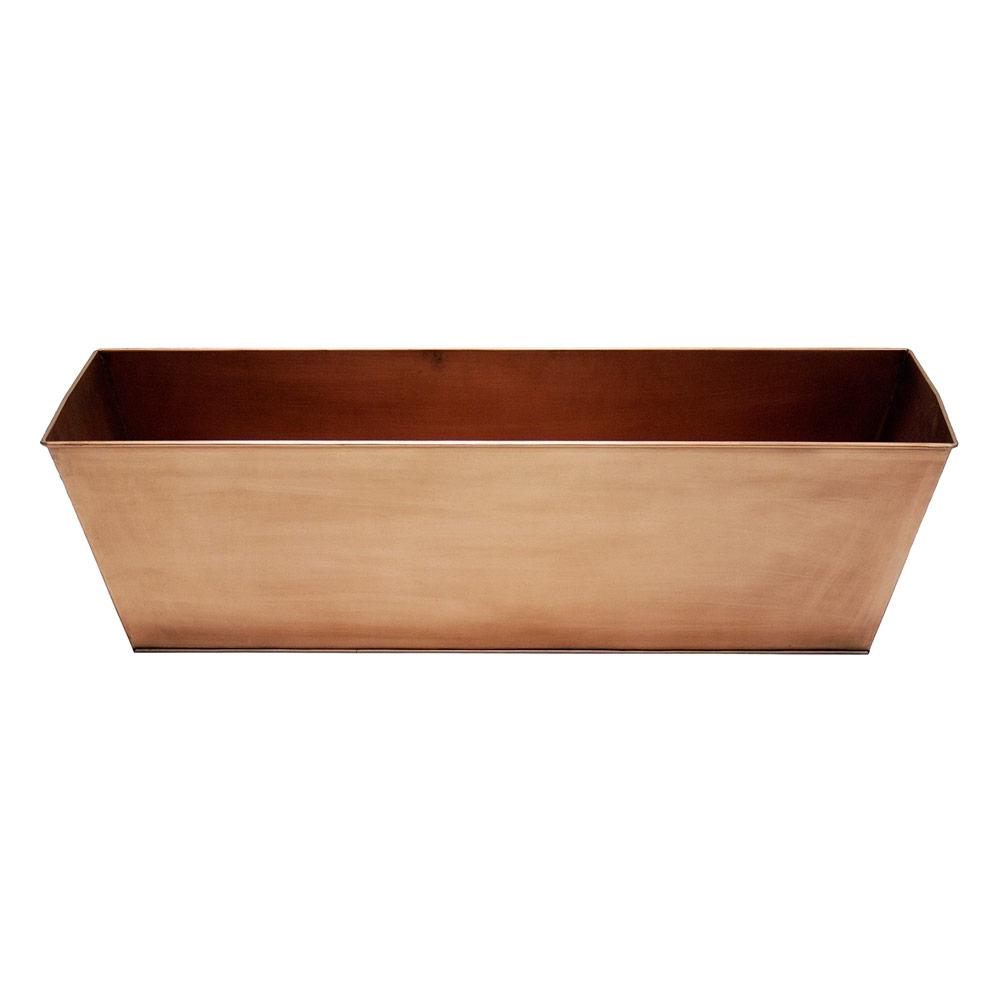 Achla C-82C Galvanized Tin Flower Box - Copper Color