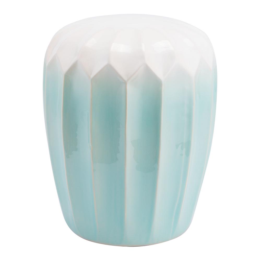 Zuo Campo White Garden Seat A11484 The Home Depot