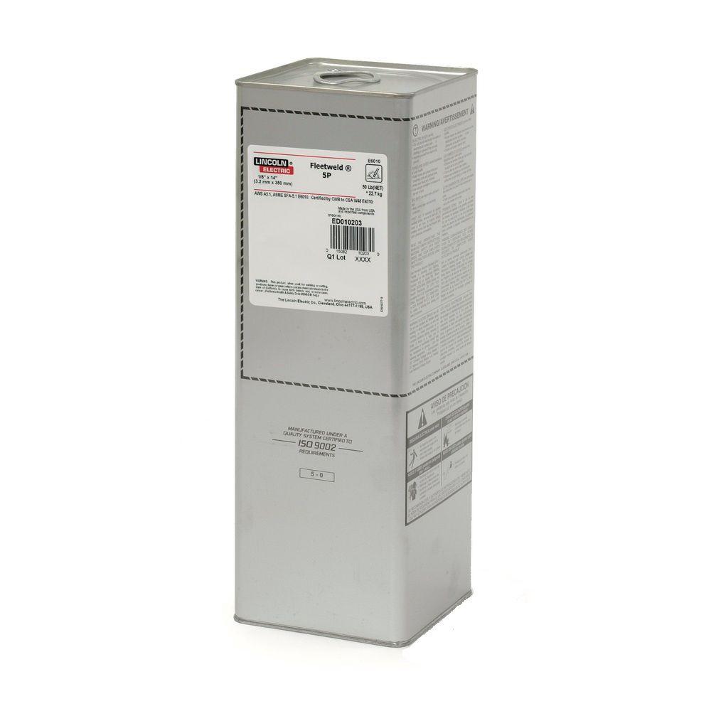 AWS E6010 LINCOLN ELECTRIC ED010278 14/" Stick Electrode 1//8/" Dia. 50 lb.