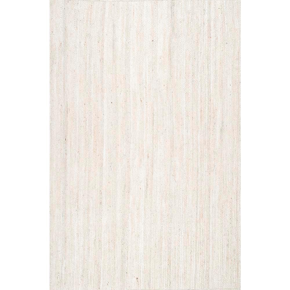 nuLOOM Rigo White 6 ft. x 9 ft. Area RugTAJT03B609 The Home Depot