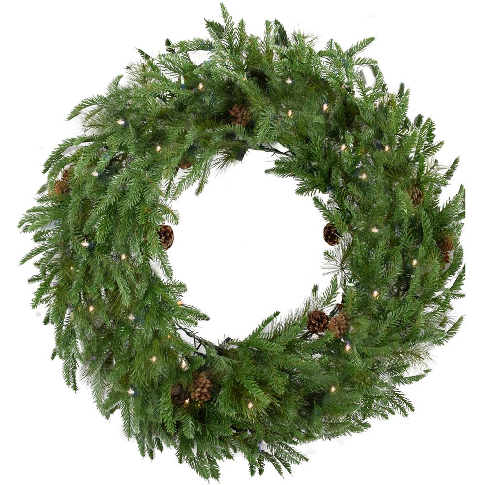 Fraser Hill Farm 36 In Norway Pine Artificial Holiday Wreath With