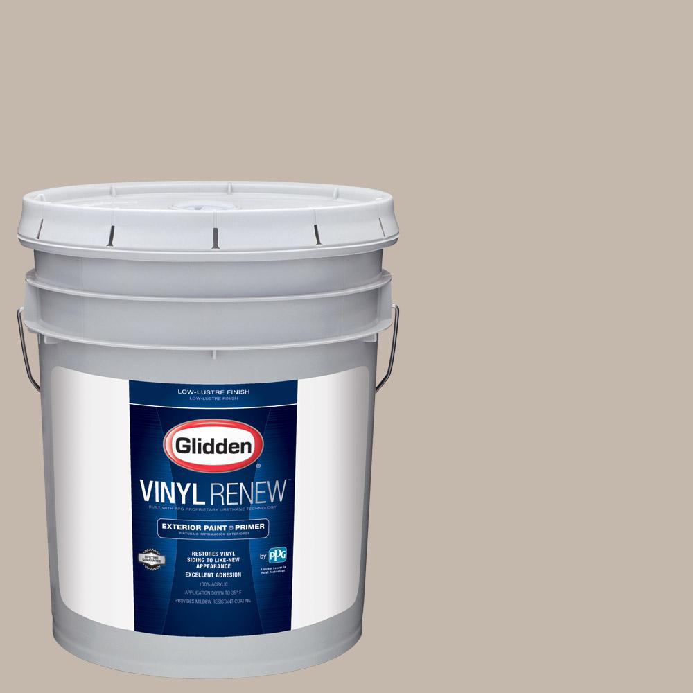 Glidden Vinyl Renew 5 Gal Hdgwn24 Stone Harbor Greige Low Re Hdgwn24 Stone Harbor Greige Low Re Exterior Paint