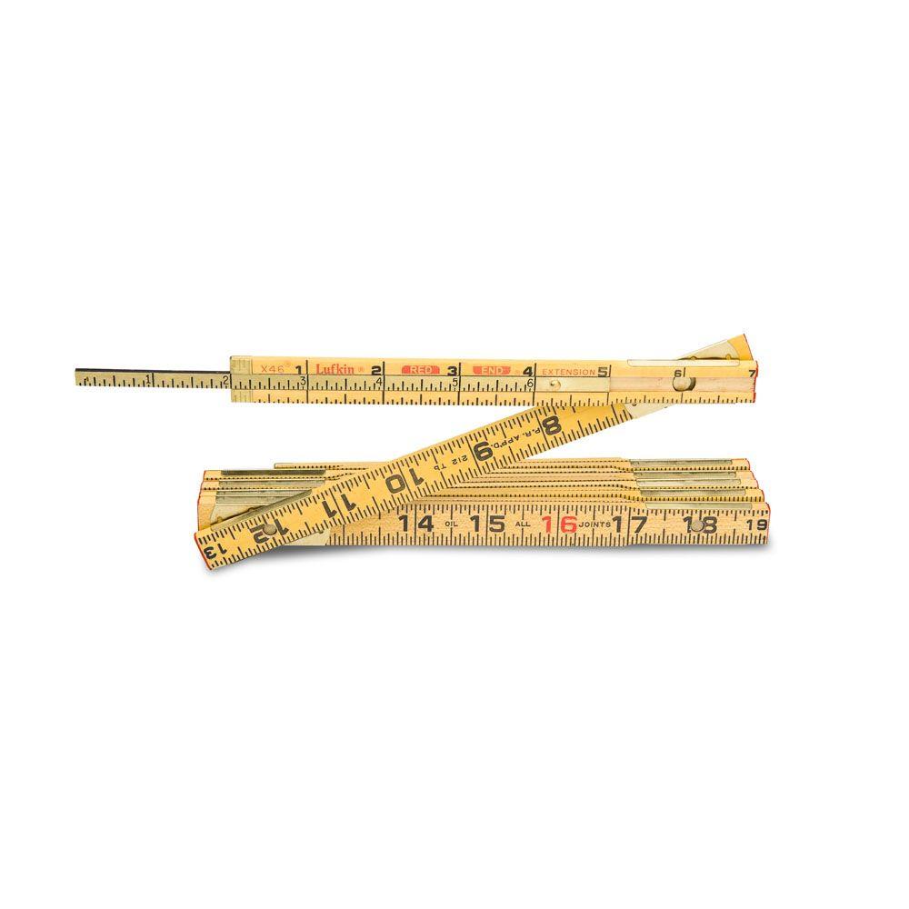 Klein Tools 6 ft. Fiberglass Folding Ruler9116 The Home Depot
