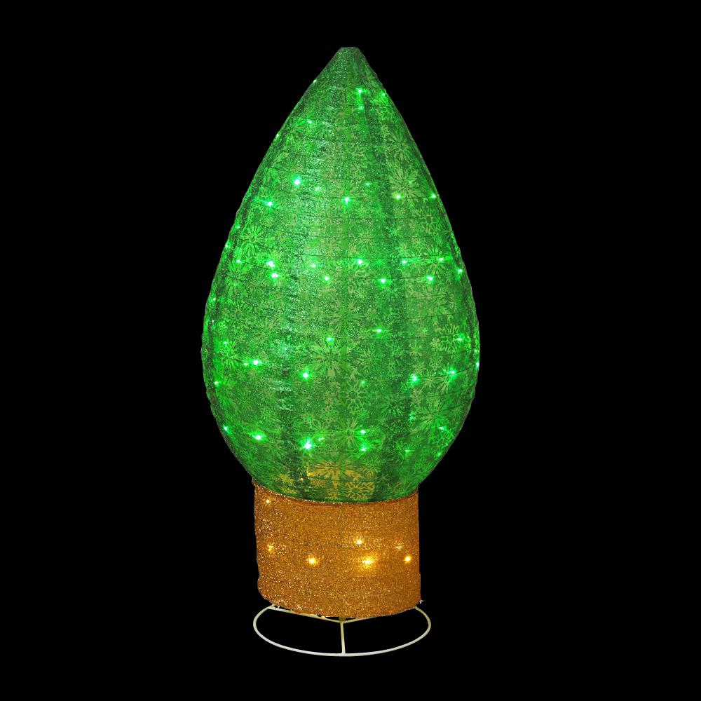 Unbranded 42 in. H Outdoor Giant C9 Bulb in Green2280140EC The Home