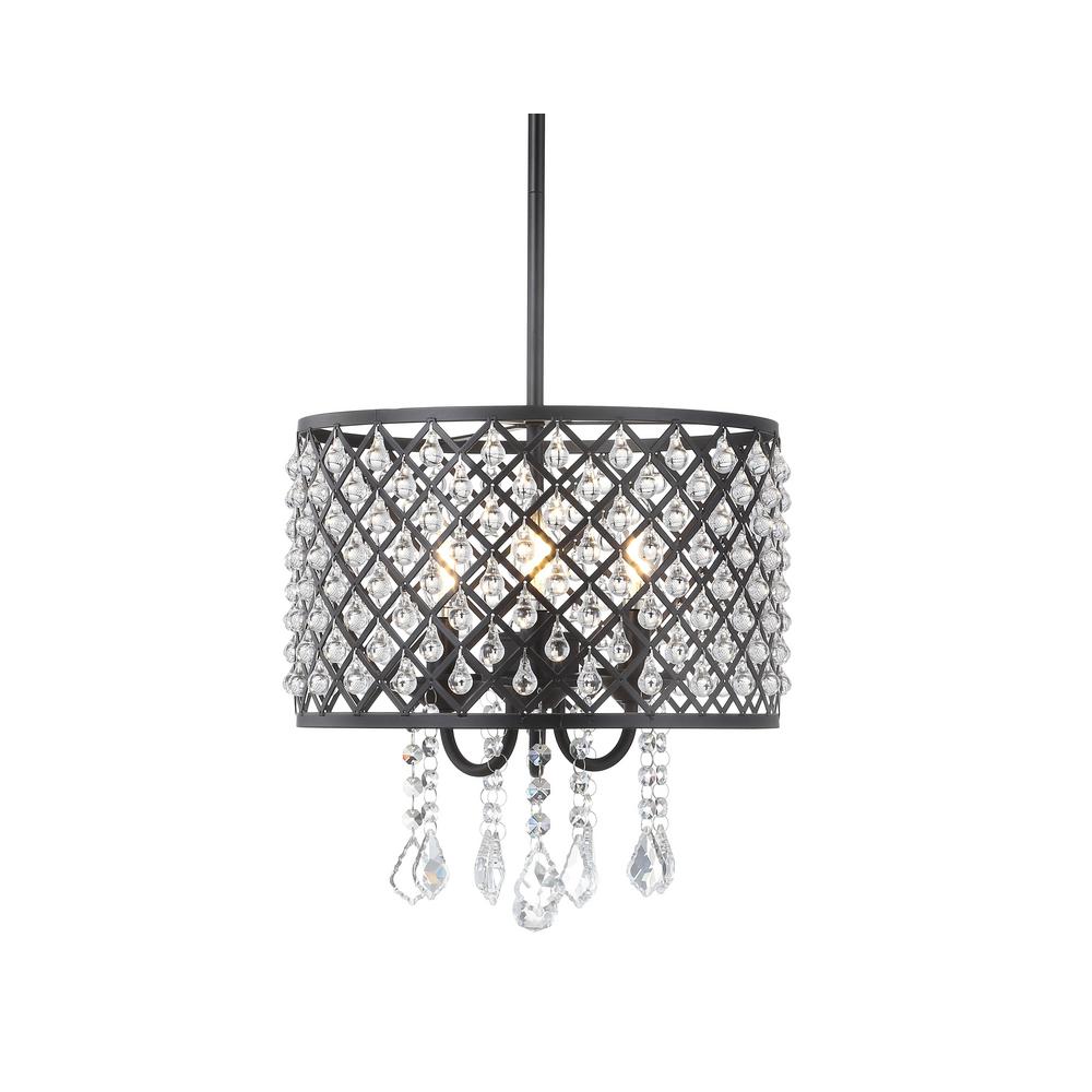 black drop pendant light