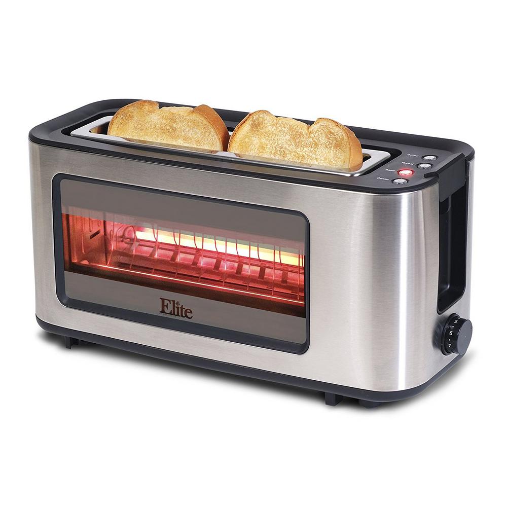 Elite 2Slice Toaster in Stainless SteelECT153 The Home Depot